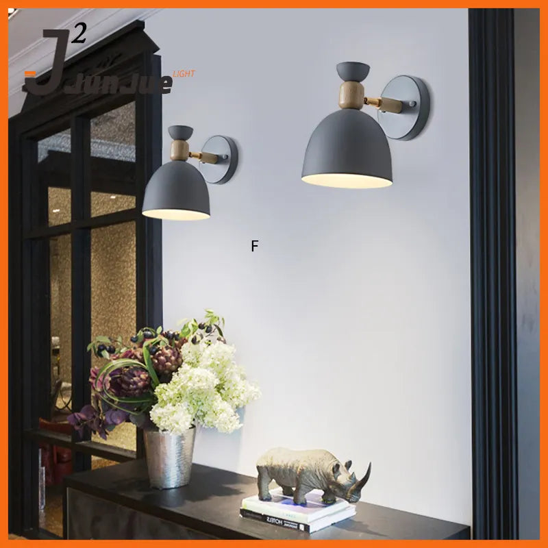 Modern Hotel Adjusted LED E27 Indoor Small Wall Lamp Green Newest Vintage Industrial Wall Lamp for Hotel Restaurant Bedroom
