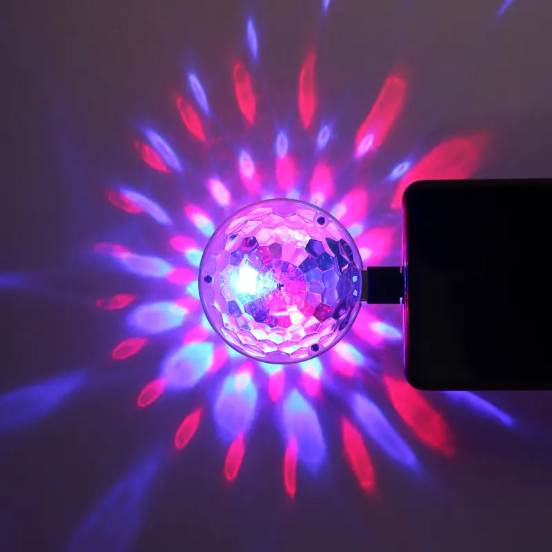 High Quality Wholesaler Top Seller Dj Disco Usb Mini Ball RGB Light Lanterns Party for Dj Dance Floor Disco Stage Lights