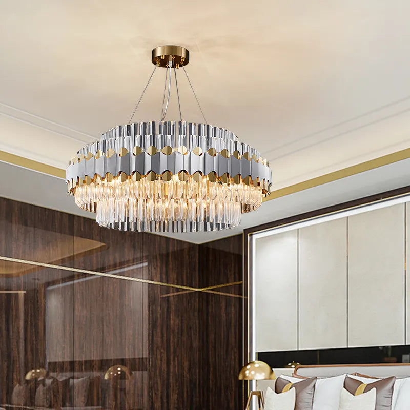 Modern Led Decorative Lighting Luxury Crystal Chandelier Ceiling Light for Dinning Room Home Chandeliers Pendant Lights