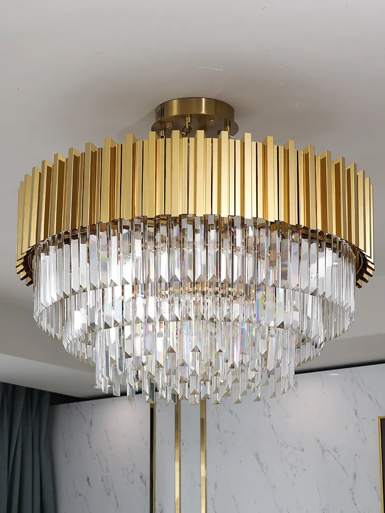 Hot Selling Hotel Living Room Led Decorative Lighting Luxury Crystal Modern Chandelier Ceiling Light Chandeliers Pendant Lights
