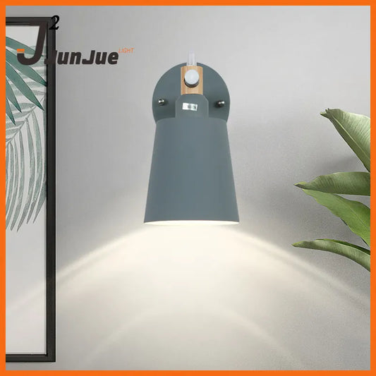 Modern Hotel Adjusted LED E27 Indoor Small Wall Lamp Green Newest Vintage Industrial Wall Lamp for Hotel Restaurant Bedroom