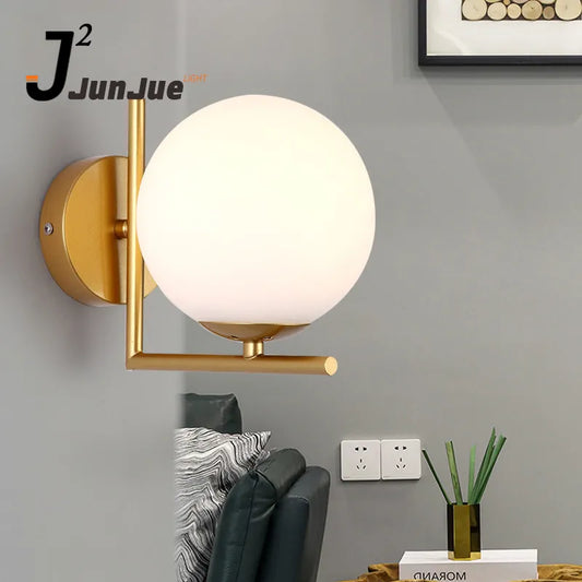2020 New Design Hotel Bedroom Wall Sconce Glass Modern Wall Lamp for Home