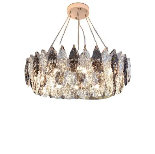 Chandeliers Ceiling Luxury Post-modern Simple Living Room Lamp Creative Crystal High Quality Modern Lighting Gold Pendant Light