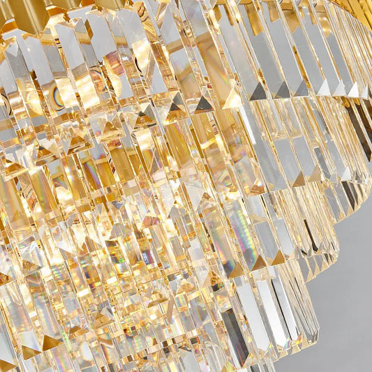 Antique Crystal Stone for House Creative Artistic and Gold Commercial Luxury Post Modern Nordic Led Pendant Hotel Chandelier